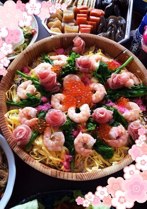 ♡初節句チラシ♡ひな祭り♡-レシピのメイン写真