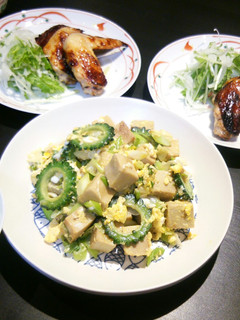 お弁当用に♪高野豆腐でゴーヤチャンプル-レシピのメイン写真