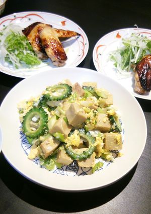 お弁当用に♪高野豆腐でゴーヤチャンプル-レシピのメイン写真