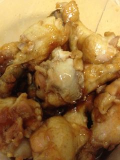 圧力鍋で時短★手羽元の簡単甘辛煮☆-レシピのメイン写真