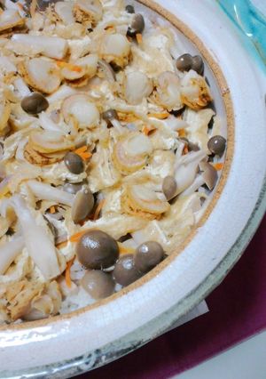 土鍋de簡単たき込みご飯-レシピのメイン写真