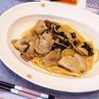 簡単♩鶏とほうれん草の和風パスタ