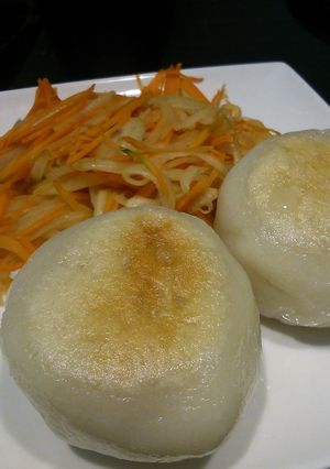 *肉入りやきもち*-レシピのメイン写真