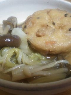 白菜・がんも・きのこの炊いたん-レシピのメイン写真