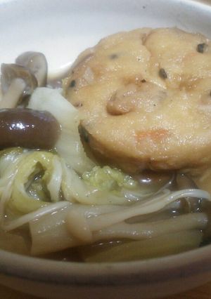 白菜・がんも・きのこの炊いたん-レシピのメイン写真