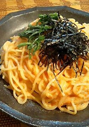 トロ～リクリーミィ☆明太子スパゲティ-レシピのメイン写真