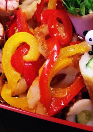 彩り弁当！パプリカきんぴら♫運動会にも-レシピのメイン写真