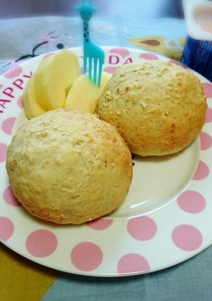 オートミール入りのパン-レシピのメイン写真