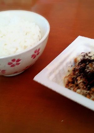 アレンジ納豆　マヨ赤しそ味ーぃ!!-レシピのメイン写真