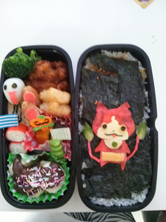 ジバニャンのり弁-レシピのメイン写真