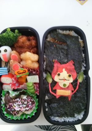 ジバニャンのり弁-レシピのメイン写真