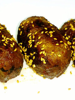 お弁当にどうぞ~ ♡ 肉巻きおにぎり-レシピのメイン写真