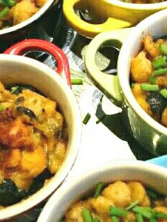 ヒヨコマメと黒&緑オリーブの炒め煮-レシピのメイン写真