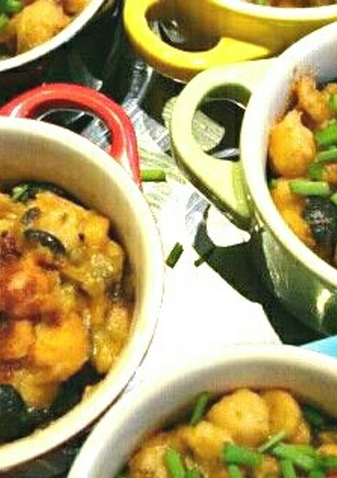 ヒヨコマメと黒&緑オリーブの炒め煮-レシピのメイン写真