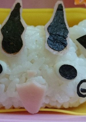 妖怪ウォッチ♪コマさん☆キャラ弁-レシピのメイン写真