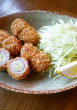 豚肉のネギ巻きフライ♪-レシピのメイン写真