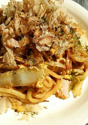 バター風味～＊漬物ステーキ風焼うどん＊-レシピのメイン写真