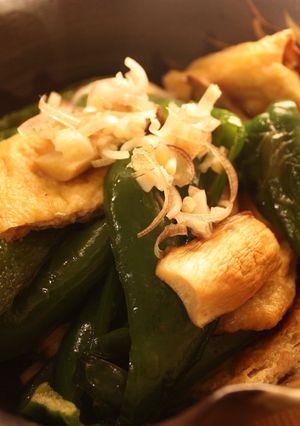 油揚げとピーマンとエリンギの焼き浸し-レシピのメイン写真