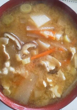 田舎風みそうどん-レシピのメイン写真