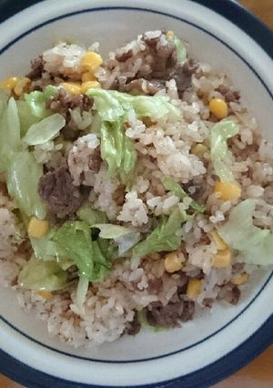 プルコギビーフのレタスチャーハン-レシピのメイン写真