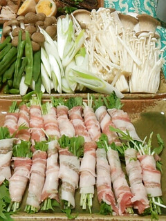 鍋の具に♪水菜の豚肉マキ-レシピのメイン写真