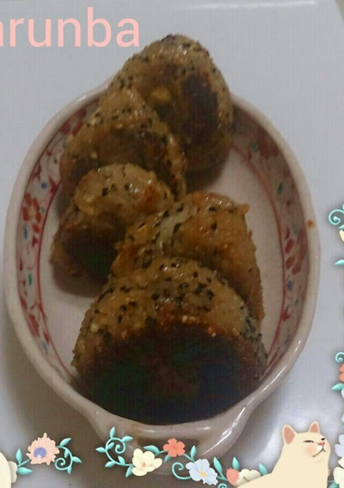 栗ご飯の焼きおにぎり-レシピのメイン写真