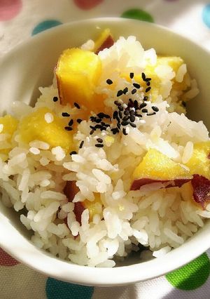 ほっくり♪さつまいもご飯(*^^*)-レシピのメイン写真