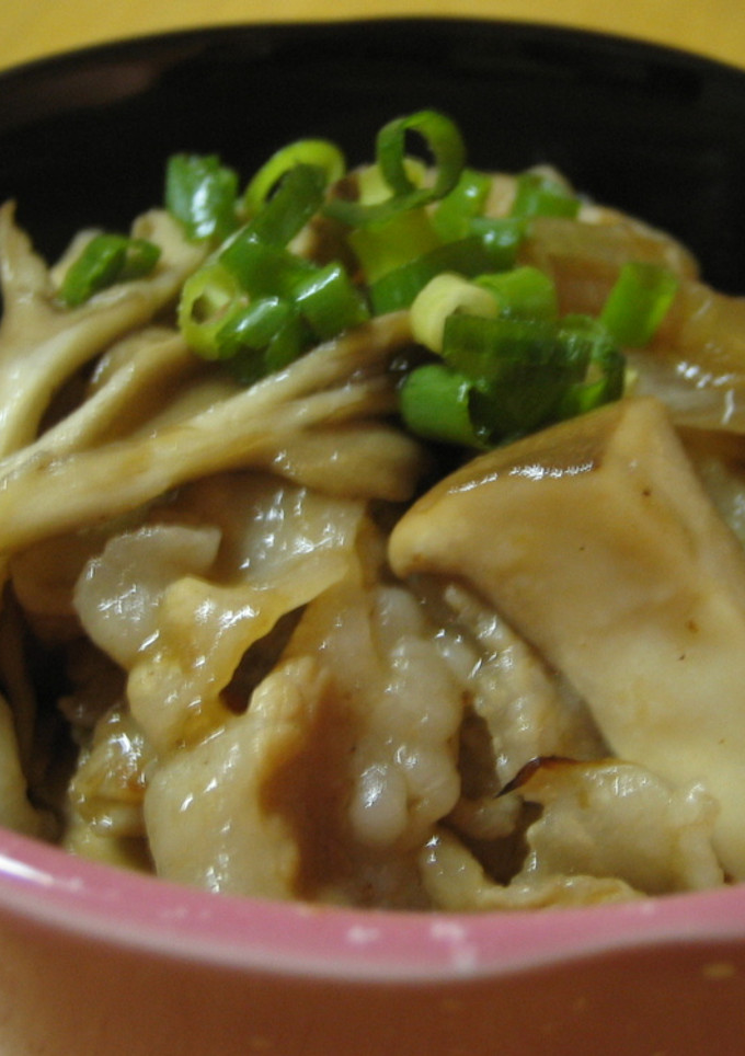 キノコたっぷり豚肉の柚子胡椒炒め-レシピのメイン写真