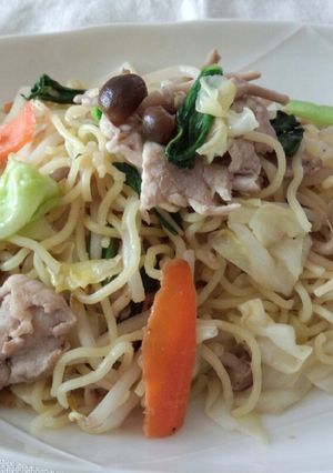 休日ランチ♪野菜たっぷり塩焼きそば-レシピのメイン写真