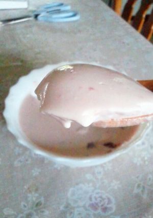 生クリームの消費に!!フルーチェムース♡-レシピのメイン写真