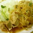 つゆだくな豚肉の生姜焼き♪