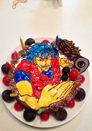 *トリコ*誕生日ケーキ-レシピのメイン写真