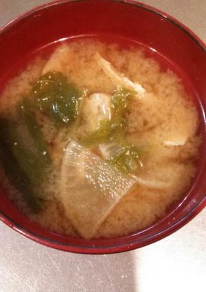 大根菜のお味噌汁-レシピのメイン写真