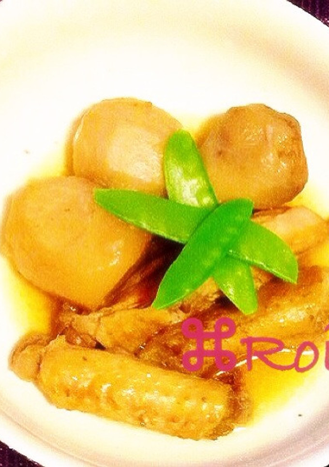里芋と手羽の煮物☆-レシピのメイン写真