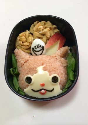 ジバニャン&ウィスパー弁当-レシピのメイン写真