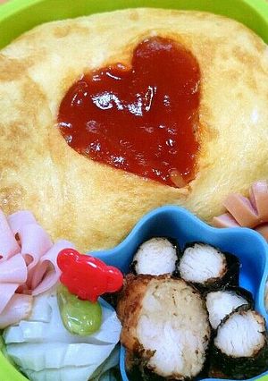ワンポイント♪オムライス♪-レシピのメイン写真