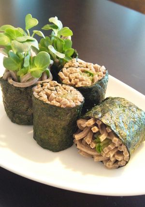 そば巻き(*´∀`)♪海苔で食べやすい!-レシピのメイン写真