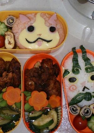 妖怪ウォッチ キャラ弁-レシピのメイン写真