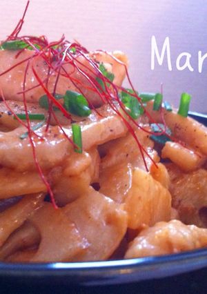 こく旨♪れんこんと鶏肉のオイマヨ炒め-レシピのメイン写真