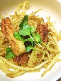 竹輪とモヤシの カレー炒め-レシピのメイン写真