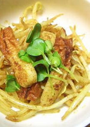 竹輪とモヤシの カレー炒め-レシピのメイン写真