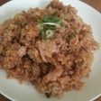 醤油とみりんの豚バラご飯炒め