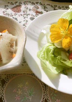 簡単　冬瓜のユカリ風味　即席漬　サラダ　-レシピのメイン写真