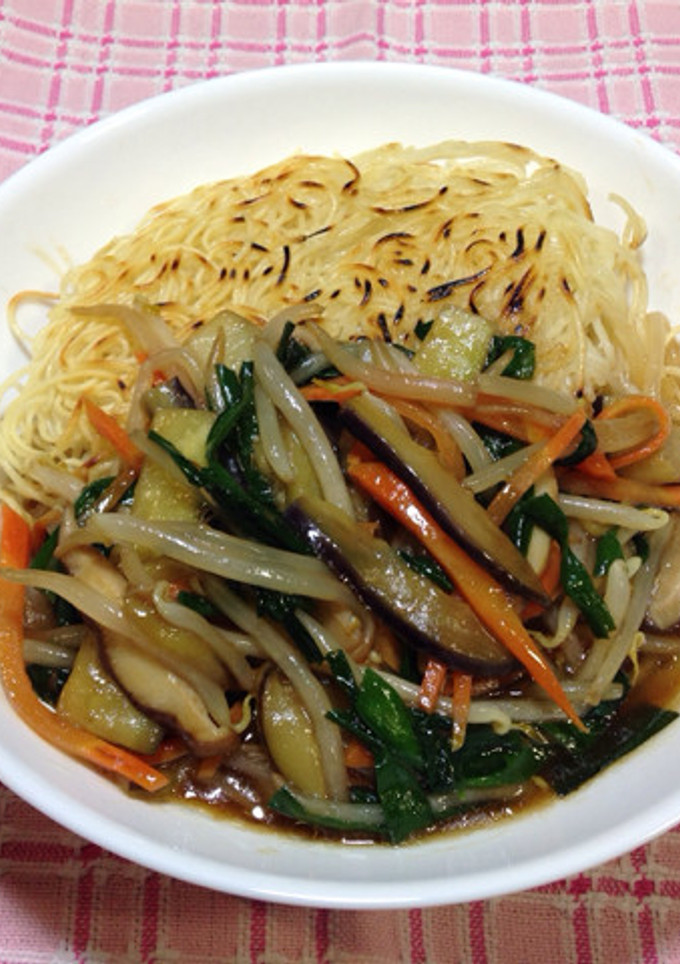 そうめん餡かけ焼きそば風-レシピのメイン写真