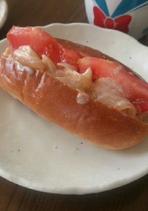 【絶品】照りマヨ玉葱トマトのチーズドッグ-レシピのメイン写真