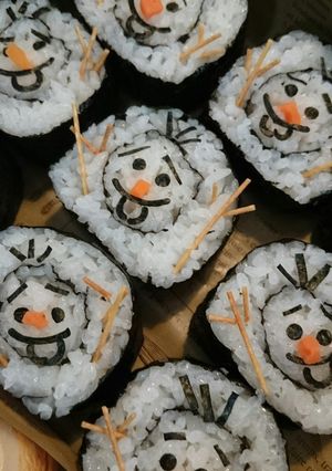 オラフの巻き寿司⭐-レシピのメイン写真