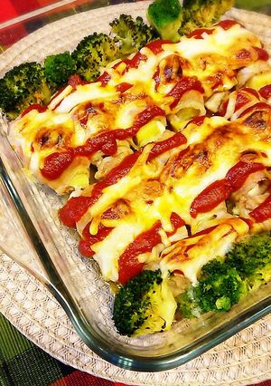 豚肉ロールのオーブン焼き-レシピのメイン写真