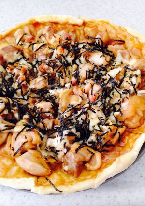 簡単☆ピザ生地（照り焼きチキン）-レシピのメイン写真