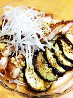 鶏もも肉のカリカリねぎ香味だれ♫-レシピのメイン写真