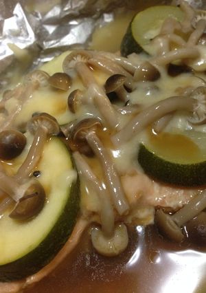 ポン酢で美味しく♡サーモンのホイル蒸し-レシピのメイン写真